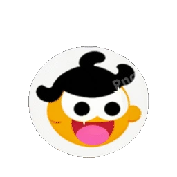 Silly Crazy Face Animated Sticker