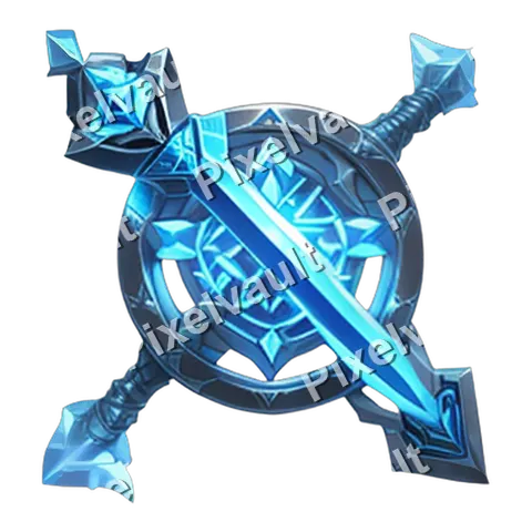 Silver Runestone Longsword